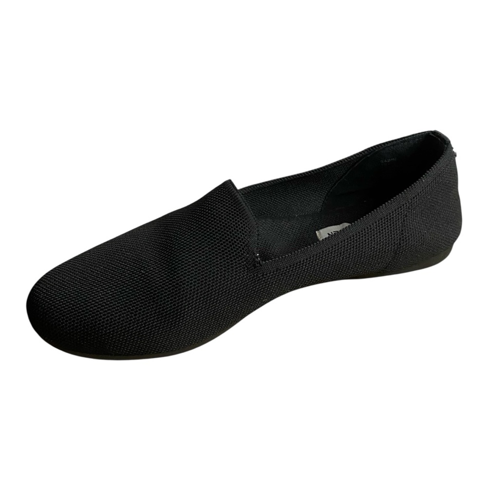 Steve Madden Women's Black Sabin Flat Knit Casual Loafer Flats